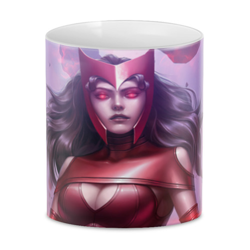 Заказать кружку в Москве. 3D кружка Алая Ведьма / Scarlet Witch от Jimmy Flash - готовые дизайны и нанесение принтов.