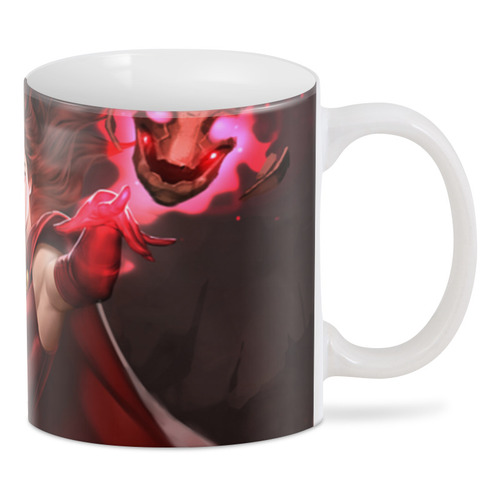Заказать кружку в Москве. 3D кружка Алая Ведьма / Scarlet Witch от Jimmy Flash - готовые дизайны и нанесение принтов.