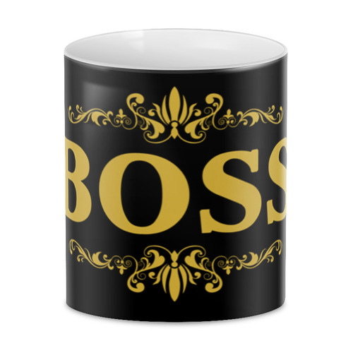 Заказать кружку в Москве. 3D кружка Boss / Босс от Андрей Измайлов - готовые дизайны и нанесение принтов.