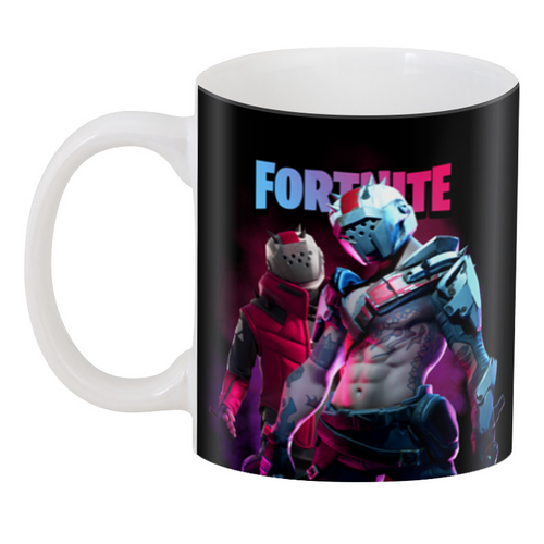 Заказать кружку в Москве. 3D кружка FORTNITE от geekbox - готовые дизайны и нанесение принтов.
