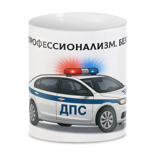 Заказать кружку в Москве. 3D кружка Уважение, профессионализм, безопастность от Roman Buzunov - готовые дизайны и нанесение принтов.