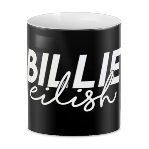 Заказать кружку в Москве. 3D кружка Billie Eilish от DESIGNER   - готовые дизайны и нанесение принтов.