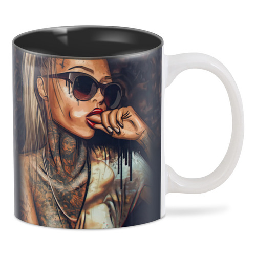 Заказать кружку в Москве. 3D кружка ❖ Tatoo GIRL ❖ от balden - готовые дизайны и нанесение принтов.
