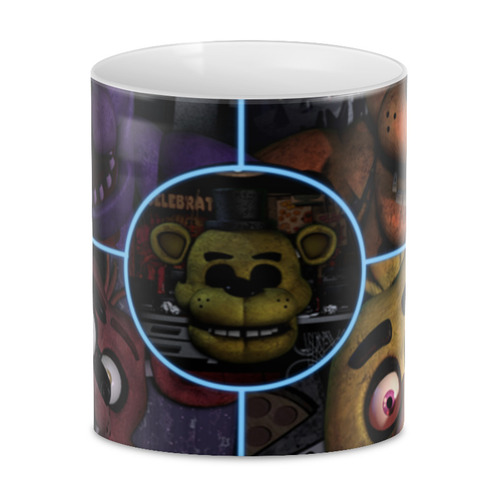 Заказать кружку в Москве. 3D кружка Nights at Freddys от THE_NISE  - готовые дизайны и нанесение принтов.