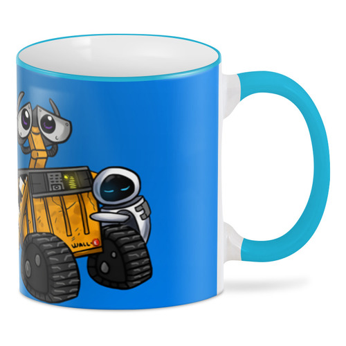 Заказать кружку в Москве. 3D кружка WALL-E    от T-shirt print  - готовые дизайны и нанесение принтов.