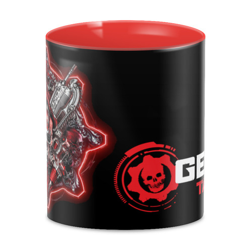 Заказать кружку в Москве. 3D кружка GEARS OF WAR от robus - готовые дизайны и нанесение принтов.