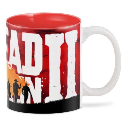 Заказать кружку в Москве. 3D кружка Red Dead Redemption 2 от balden - готовые дизайны и нанесение принтов.