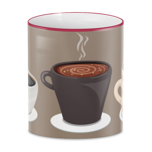Заказать кружку в Москве. 3D кружка Coffee от Romanova - готовые дизайны и нанесение принтов.