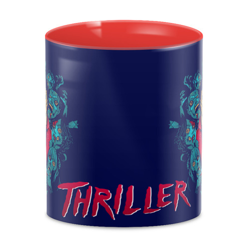 Заказать кружку в Москве. 3D кружка ✪ Thriller ✪ от balden - готовые дизайны и нанесение принтов.
