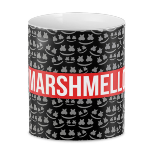 Заказать кружку в Москве. 3D кружка Marshmello от THE_NISE  - готовые дизайны и нанесение принтов.