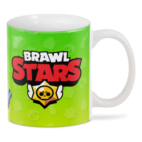 Заказать кружку в Москве. 3D кружка BRAWL STARS от geekbox - готовые дизайны и нанесение принтов.