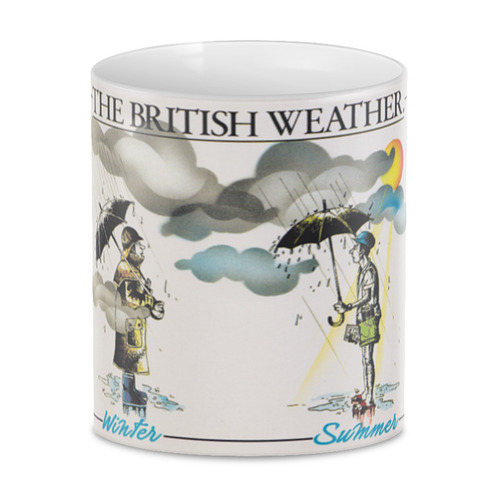 Заказать кружку в Москве. 3D кружка British weather от solnyshco - готовые дизайны и нанесение принтов.