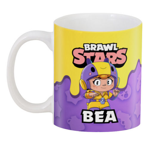 Заказать кружку в Москве. 3D кружка BRAWL STARS BEA от geekbox - готовые дизайны и нанесение принтов.
