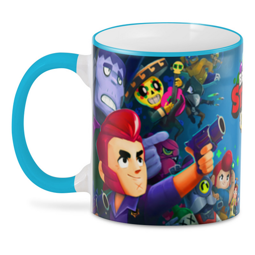 Заказать кружку в Москве. 3D кружка Brawl Stars от balden - готовые дизайны и нанесение принтов.
