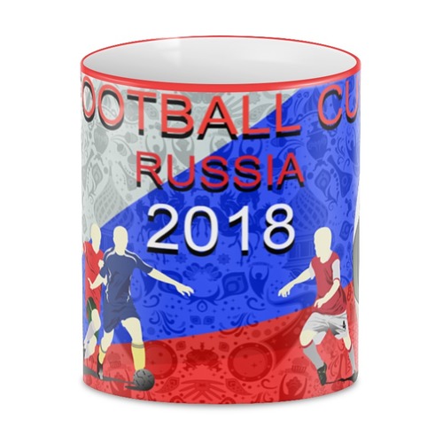 Заказать кружку в Москве. 3D кружка FOOTBALL RUSSIA от balden - готовые дизайны и нанесение принтов.