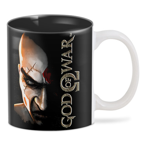 Заказать кружку в Москве. 3D кружка GOD OF WAR от robus - готовые дизайны и нанесение принтов.
