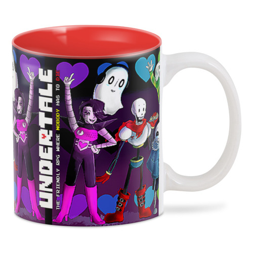 Заказать кружку в Москве. 3D кружка UNDERTALE от robus - готовые дизайны и нанесение принтов.