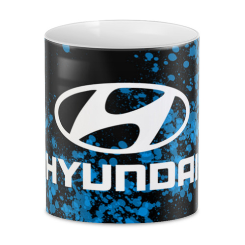 Заказать кружку в Москве. 3D кружка Hyundai от THE_NISE  - готовые дизайны и нанесение принтов.