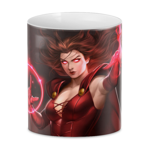 Заказать кружку в Москве. 3D кружка Алая Ведьма / Scarlet Witch от Jimmy Flash - готовые дизайны и нанесение принтов.