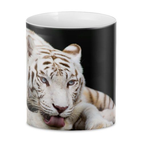 Заказать кружку в Москве. 3D кружка Белый тигр от THE_NISE  - готовые дизайны и нанесение принтов.