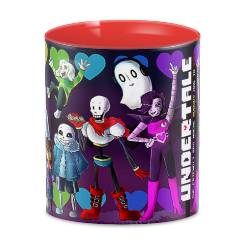 Заказать кружку в Москве. 3D кружка UNDERTALE от robus - готовые дизайны и нанесение принтов.