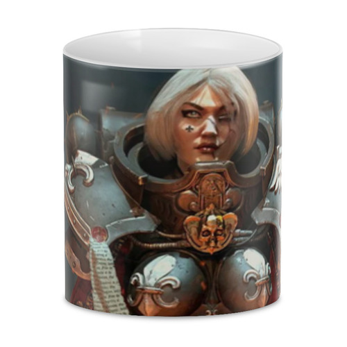 Заказать кружку в Москве. 3D кружка Сестры битвы (Warhammer 40k) от GeekFox  - готовые дизайны и нанесение принтов.