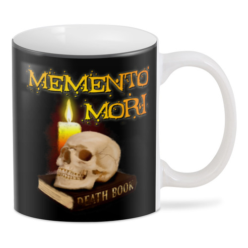 Заказать кружку в Москве. 3D кружка Memento Mori. Помни о смерти. от Zorgo-Art  - готовые дизайны и нанесение принтов.