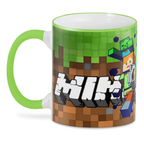 Заказать кружку в Москве. 3D кружка MINECRAFT от balden - готовые дизайны и нанесение принтов.