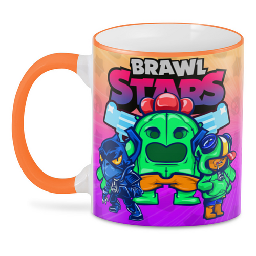 Заказать кружку в Москве. 3D кружка Brawl Stars от balden - готовые дизайны и нанесение принтов.