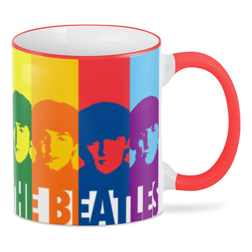 Заказать кружку в Москве. 3D кружка The Beatles от balden - готовые дизайны и нанесение принтов.