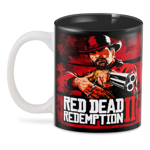 Заказать кружку в Москве. 3D кружка Red Dead Redemption 2 от balden - готовые дизайны и нанесение принтов.