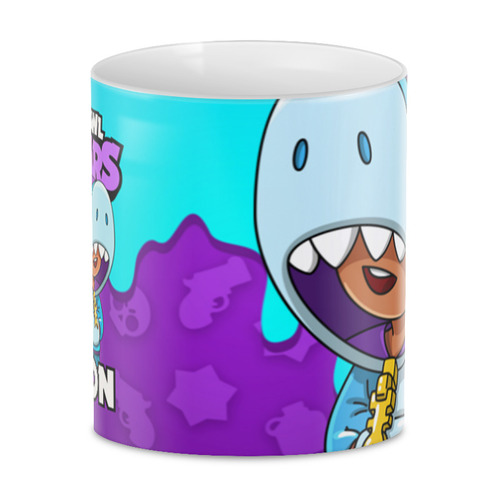 Заказать кружку в Москве. 3D кружка BRAWL STARS LEON от geekbox - готовые дизайны и нанесение принтов.