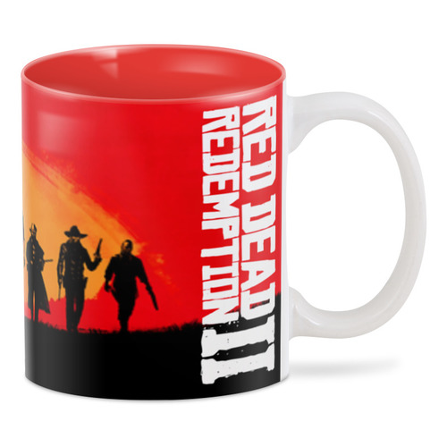 Заказать кружку в Москве. 3D кружка Red Dead Redemption 2 от balden - готовые дизайны и нанесение принтов.