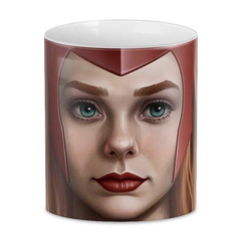 Заказать кружку в Москве. 3D кружка Алая Ведьма / Scarlet Witch от Jimmy Flash - готовые дизайны и нанесение принтов.