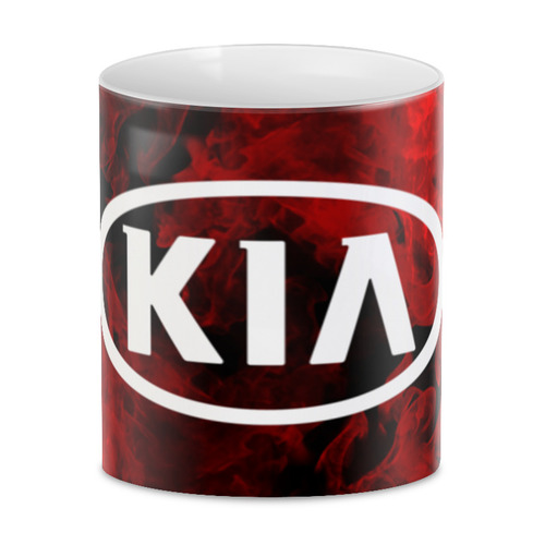 Заказать кружку в Москве. 3D кружка  KIA авто от THE_NISE  - готовые дизайны и нанесение принтов.