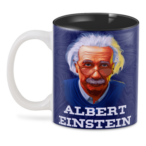 Заказать кружку в Москве. 3D кружка ★Albert Einstein★ от balden - готовые дизайны и нанесение принтов.