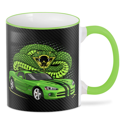 Заказать кружку в Москве. 3D кружка ✪ Dodge Viper ✪ от balden - готовые дизайны и нанесение принтов.