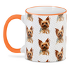Заказать кружку в Москве. 3D кружка ❖Yorkshire Terrier❖ от balden - готовые дизайны и нанесение принтов.