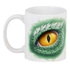 Заказать кружку в Москве. 3D кружка Глаз зеленого дракона от tigerda  - готовые дизайны и нанесение принтов.