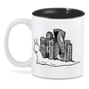 Заказать кружку в Москве. 3D кружка Улитка - Москва-сити от etana.shop@yandex.ru - готовые дизайны и нанесение принтов.