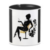 Заказать кружку в Москве. 3D кружка Красивая девушка на отдыхе с чашкой кофе от eszadesign - готовые дизайны и нанесение принтов.