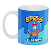 Заказать кружку в Москве. 3D кружка BRAWL STARS EL BROWN от geekbox - готовые дизайны и нанесение принтов.