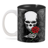 Заказать кружку в Москве. 3D кружка ❖Skull&Rose❖ от balden - готовые дизайны и нанесение принтов.