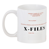 Заказать кружку в Москве. 3D кружка X-files от GeekFox  - готовые дизайны и нанесение принтов.