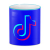 Заказать кружку в Москве. 3D кружка TikTok  от DESIGNER   - готовые дизайны и нанесение принтов.