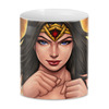 Заказать кружку в Москве. 3D кружка Чудо-женщина / Wonder Woman от Jimmy Flash - готовые дизайны и нанесение принтов.