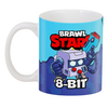Заказать кружку в Москве. 3D кружка BRAWL STARS 8-BIT от geekbox - готовые дизайны и нанесение принтов.