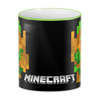 Заказать кружку в Москве. 3D кружка Minecraft  от T-shirt print  - готовые дизайны и нанесение принтов.
