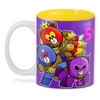 Заказать кружку в Москве. 3D кружка Brawl Stars  от T-shirt print  - готовые дизайны и нанесение принтов.