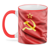 Заказать кружку в Москве. 3D кружка Флаг СССР от T-shirt print  - готовые дизайны и нанесение принтов.